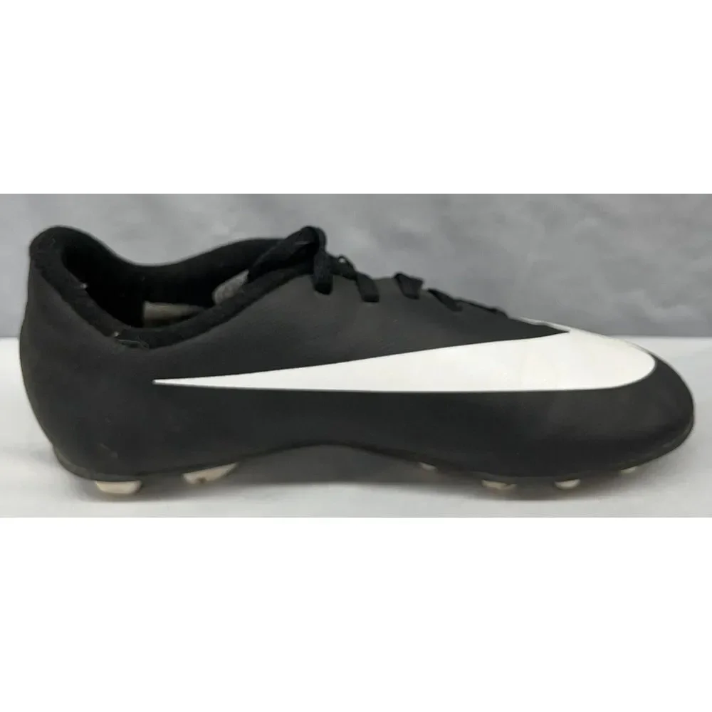 Nike Shoes Youth 4.5 Soccer Cleats Black Bravata Low Swoosh Sneakers‎ Athletic